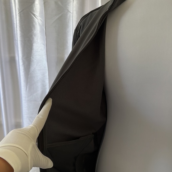 Adidas Warm-Up 3-Stripes Track Jacket- Sz M, Gray/Black - Picture 4 of 6